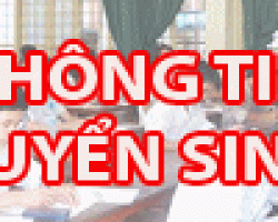 Thông báo tuyển sinh 2017