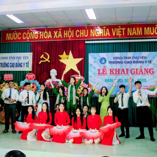 Trường Cao đẳng Y tế Phú Yên khai giảng năm học mới 2024 - 2025
